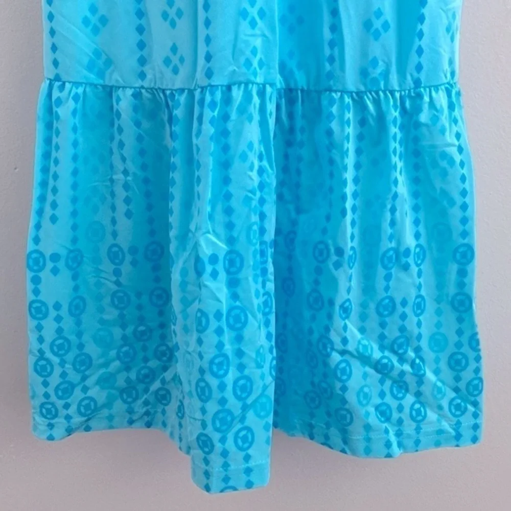 Y2K vintage Abercrombie & Fitch turquoise maxi dress